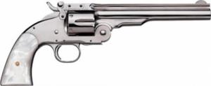 Uberti No. 3 Second Model Top Break Nickel 45 Long Colt Revolver - 348570