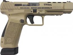 Century International Arms Inc. Arms Canik TP9SFX 9mm 5.25" Desert Tan Fiber Optic/Warren Tactical Sights 20+1 - HG3774DN