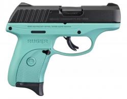 Ruger EC9s Turquoise/Black 9mm Pistol - 3285