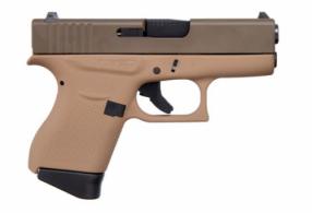 Glock G43 Apollo Custom Davidson Dark Earth/Patriot Brown 9mm Pistol - ACG00858