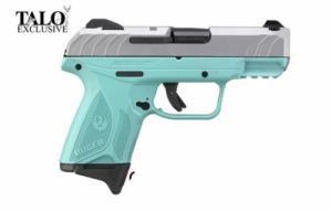 Ruger Security-9 Compact Turquoise/Silver 9mm Pistol - 3838