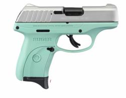 Ruger EC9s Turquoise/Aluminum 9mm Pistol - 13200