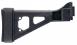 SB Tactical Specialty Brace SBT Side Folding B&T APC/HK UMP Elasto-Polymer Black 9.5" L x 1.25" W - SBT01SB