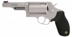Taurus Judge Magnum Exclusive Stainless 4" 410/45 Long Colt Revolver - 2-441049MAG