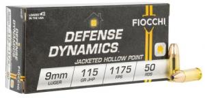 Main product image for Fiocchi Pistol Shooting Dynamics Hollow Point 9mm Ammo 50 Round Box