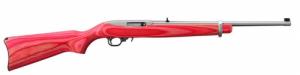 Ruger 10 + 1 22 LR w/Pink Laminated Stock/Stainless Barrel - 1185