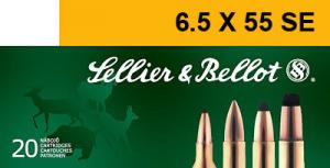SELLIER & BELLOT 6.5mmX55mm Soft Point 131 GR 2602 f - V330502U