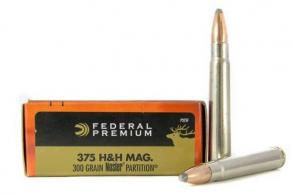 Federal Vital-Shok Nosler Partition 20RD 300gr 375 H&H Magnum - P375F