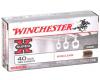 Winchester Super X Winclean Brass Enclosed Base Soft Point 40 S&W Ammo 180 gr 50 Round Box - WC402