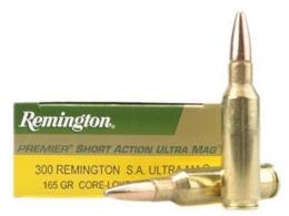 Remington 300 Rem. Short Ultra Mag 165 Grain Premier Pointed - PR300SM2