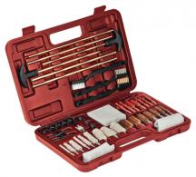 62 Piece Universal Cleaning Kit In Hard Plastic Case Red - 70074