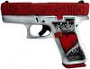Glock 43X "Queen of Hearts" 9mm Semi Auto Pistol - PX4350201QOH