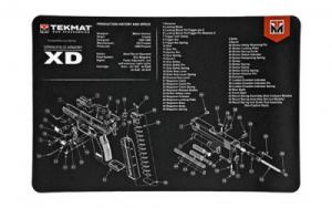 TEKMAT PISTOL MAT SPRNGFLD XD Black - R17-XD