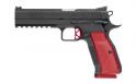 Dan Wesson DWX 9mm 5" Black 19+1 Red Aluminum grips Light rail