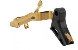 Zaffiri Precision FB For Glock GEN 1-4 Gold/Black - ZP.TRIG.BLK.G