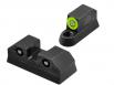 XS Sights R3D, 2.0, Tritium Night Sight, For CZ P10, Standard Height, Green Front Outline - CZ-R202S-6G