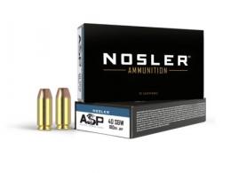 Nosler Match Grade Ammo 40 S&W 180gr JHP 20/bx - NSL51279
