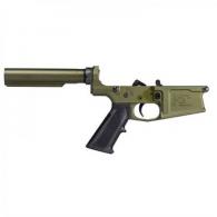 Aero Precision M5 Carbine Complete Lower Receiver with A2 Grip, No Stock - OD Green Anodized - APAR308291