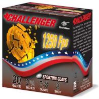 Challenger First Class Sporting Clay 20 2-3/4" 7/8OZ #8 250 Case - 2EXWZ30008
