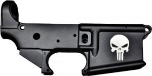 Anderson Manufacturing AM-15 AR-15 Stripped Punisher Skull 223 Remington/5.56 NATO Lower Receiver - RECEIVER 5.56X45 PUNISHER
