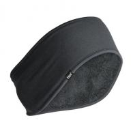 ZANheadgear Ear Headband Sportflex UPF50+ Series High Pile Fleece Black - WEWH114