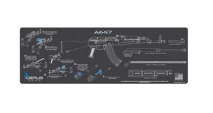 CERUS GEAR 3MM PROMATS 12"X36" AK-47 INSTRUCTIONAL CHAR GRAY