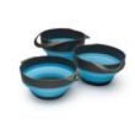 Survive Outdoors Longer Flat Pack Bowls and Strainer Set