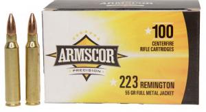 Armscor 223Rem   55gr FMJ ValuePK  100rd - 50447