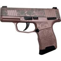 Sig Sauer "Gun & Roses" P365 Optic Ready 9mm Semi-Auto Pistol - 3659BXR3PMS/681235GR