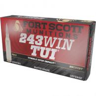 Fort Scott Munition Rifle Ammo 243 Win. 70 gr. TUI 20 rd. - 243-070-SCV