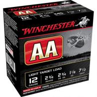 Winchester AA Light Target Load 12 GA 2.75 in. 1 1/8 oz. 7.5 Round 25 rd. - AA127