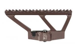 Arsenal Picatinny Scope Mount with Plum Cerakote for AK Variant Rifles with Side Rail - SM-13P