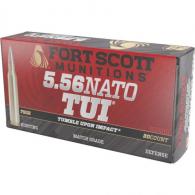 Fort Scott Munitions Rifle Ammo 5.56 70Gr FSM TUI Copper NATO 20 Rounds Per Box - 556-070-SCV2