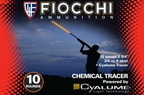 Fiocchi ChemiTrace Canned Cyalume Tracer 12 ga 2.75" . - 12CYL