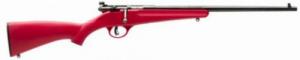 Savage Arms Rascal Youth Red 22 Long Rifle Bolt Action Rifle - 13795