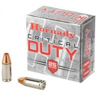 Hornady Critical Duty FlexLock 9mm Ammo 135gr  25 Round Box - 90236