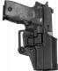 Blackhawk 410000BKL Serpa CQC Concealment OWB LH Fits Glock 17/22/31 Polymer Black - 410000BKL