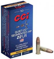 CCI Quiet .22 LR  Segmented Hollow Point 40 GR 50rd box - 970