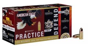 Federal PAE38099HST Personal Defense 380 Combo 380 ACP FMJ 95GR/HST 99 GR 120 B - 10