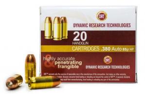 DRT Terminal Shock Jacketed Hollow Point 380 ACP Ammo 20 Round Box - DRT3808520