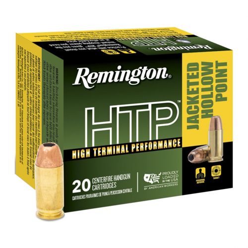 Remington HTP 9mm 115 GR Jacketed Hollow Point (JHP)0 Bx/5 Cs