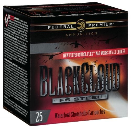 Federal Black Cloud FS Steel 12 GA 3.5 1 1/2 oz BBB Round 25 Bx/ 10 Cs