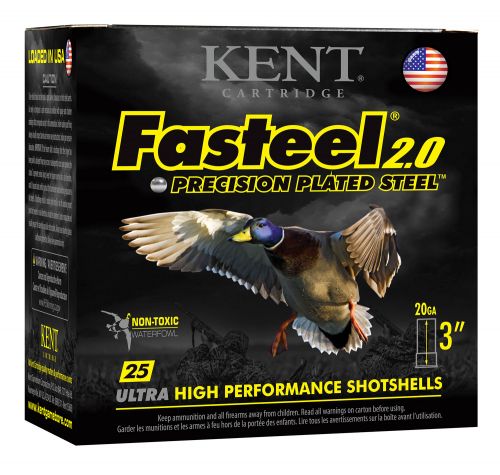 Kent Cartridge Fasteel 2.0 20 GA 3 7/8 oz 4 Round 25 Bx/ 10 Cs