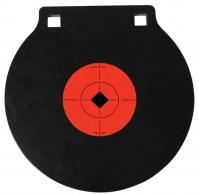 Birchwood Casey World of Targets Double Hole Black Gong w/Orange Target AR500 Steel - 47615