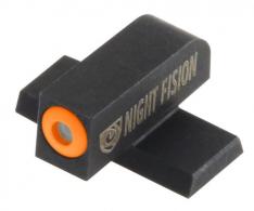 Night Fision Night Sight Set Square Sig Sauer 40/45 Tritium Green Tritium w/Orange Outline #6 Front Black #8 Rear B - SIG176003OGZ