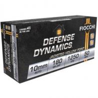 Fiocchi Pistol Shooting Dynamics Hollow Point 10mm Ammo 50 Round Box