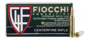 Fiocchi Extrema 223 Rem 45 gr Lead Free Frangible 50 Bx/ 20 Cs - 223FRANG