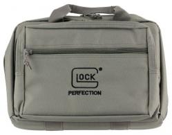 Glock Double Pistol Case with Gray Finish, 5 Internal Mag Holders & Carry Handle 12.50" x 9.50" x 4.50" Exterior Dimensi - AP60301