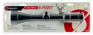 Simmons 8 Point Riflescope 3-9x 50mm Obj 32-11 ft @ 100 yds FOV 1" Tube Black Matte Finish Truplex - 560520