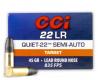 CCI Target & Plinking Quite-22  22 LR  45gr  Lead Round Nose 50rd box - 975CC